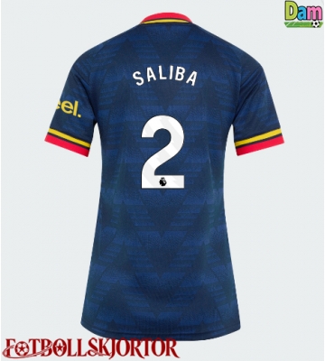 Arsenal William Saliba #2 Bortatröja Dam 2026-27 Kortärmad